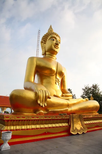 Estátua de Buda no templo de Tailândia — Fotografia de Stock