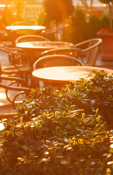 Straßencafé — Stockfoto