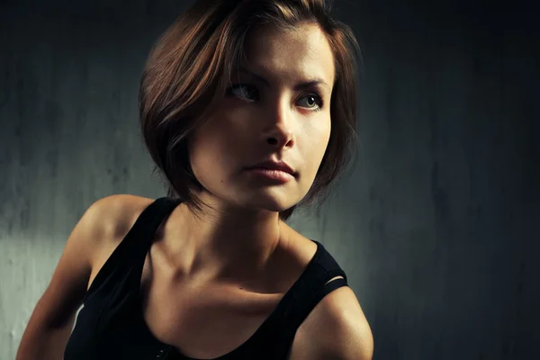 Hermoso retrato de mujer. Captura de estudio —  Fotos de Stock