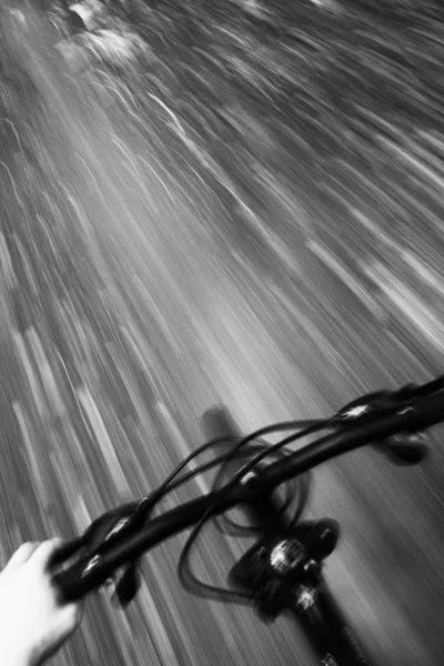 Ridning mountainbike — Stockfoto