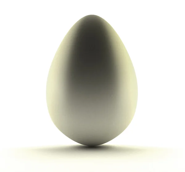 Image of silver egg — Stock Photo, Image