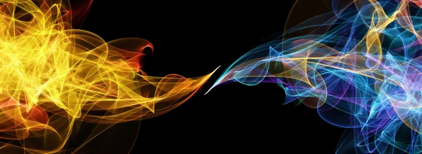 ateş ve soğuk arka plan