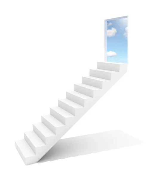 Bilden av trappa till toppen — Stockfoto