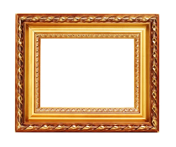 Picture of golden vintage art frame — Stock Photo, Image