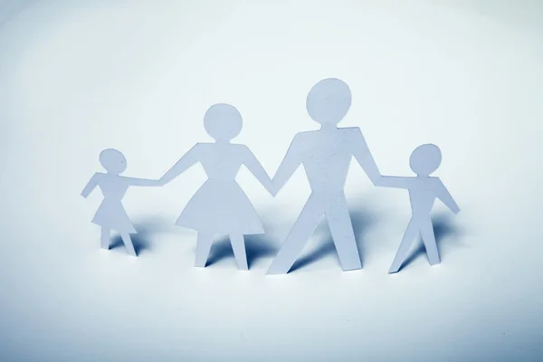 Concept afbeelding familie knipsel papier — Stockfoto