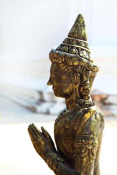 Sculptuur van Boeddha in thailand tempel — Stockfoto