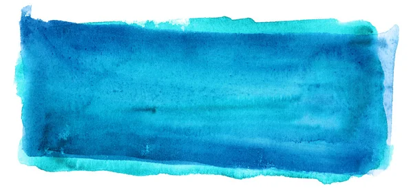 Abstrait bleu aquarelle fond — Photo