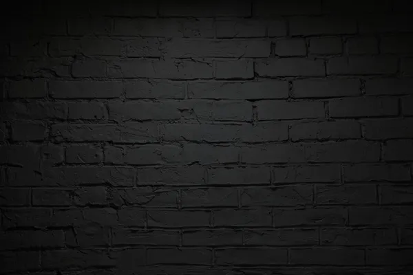 Изображение стены из черного кирпича — стоковое фото