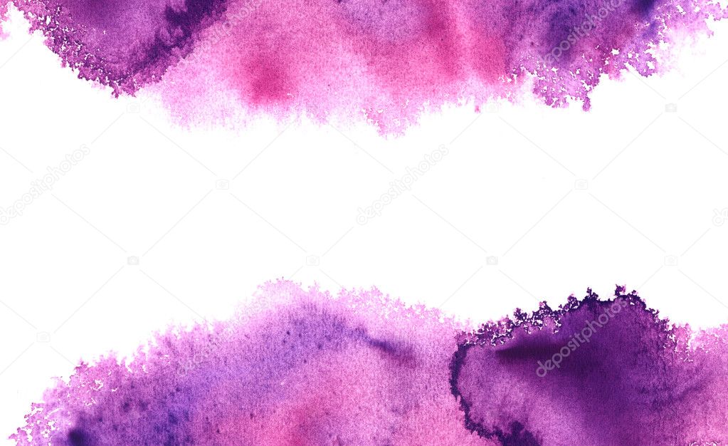 Abstract purple watercolor background