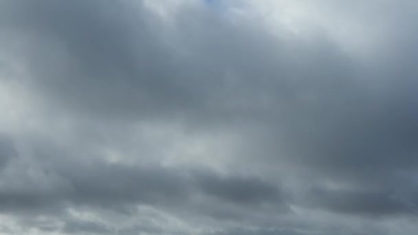 Timelapse Van Cumulus Wolken Met Blauwe Lucht Een Zonnige Dag — Stockvideo