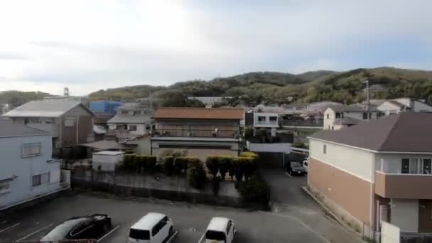 Kyoto Japon Avril 2019 Vue Sur Paysage Urbain Par Fenêtre — Video