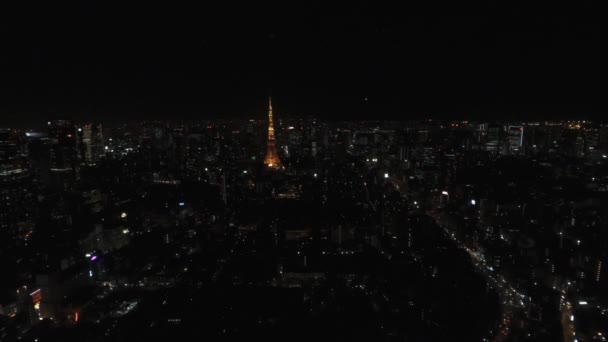 Vista Skyline Cidade Prédio Negócios Escritório Arranha Céu Centro Cidade — Vídeo de Stock