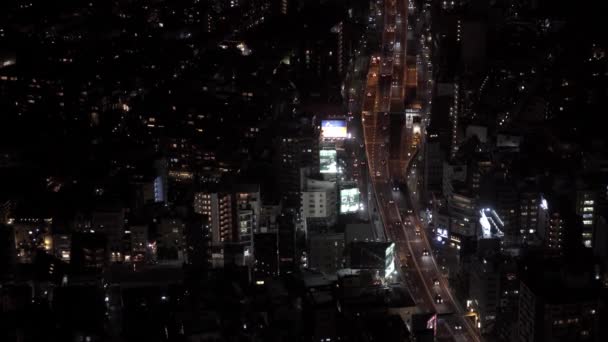 Tokyo Japonya Şubat 2020 Şehir Silueti Üzerindeki Hava Manzarası Tokyo — Stok video