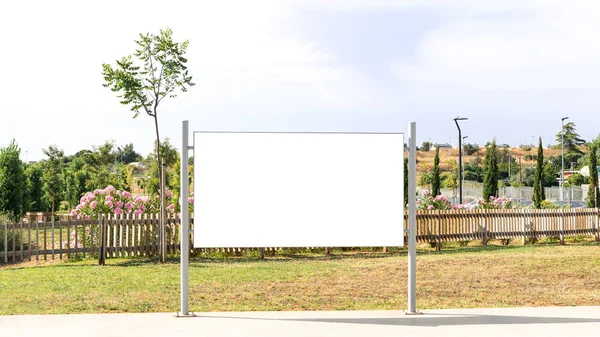 Blank square sign mockup in the urban environment on the street, empty space to display your store sign or logo. Mock-up on white background for the design of advertisements.