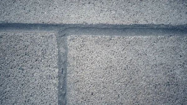 Betonsteinmauer Nahtlosen Hintergrund Alte Graue Steinziegel Horizontales Design Auf Zement — Stockfoto