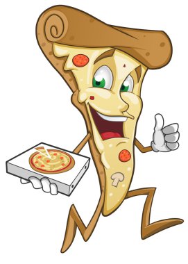 pizza bölümü bir pizza kutusu taşıma