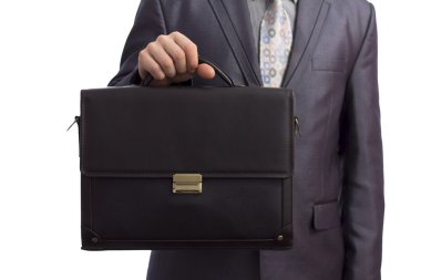 yakışıklı genç bir takım elbise içinde