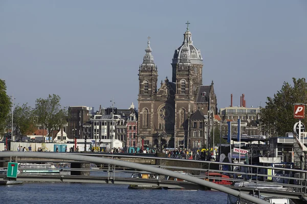 Amsterdam, Nizozemsko - bazilika st. nicholas — Stock fotografie