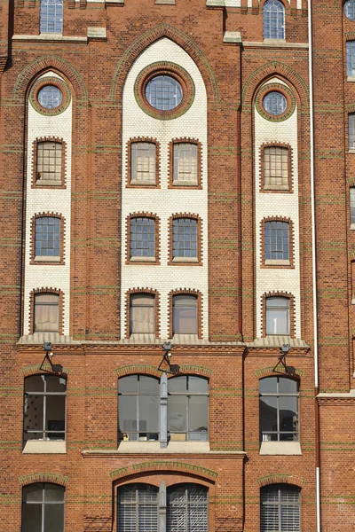 Hamburg - flottan slott i distriktet lager — Stockfoto