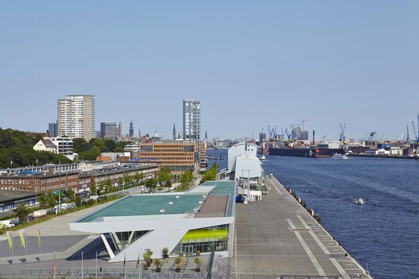 Hamburg - hamn (översikt) — Stockfoto