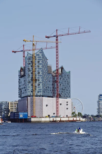 Hamburg (Německo) - Labe filharmonie hall — Stock fotografie