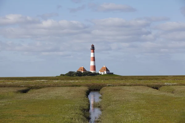 Westerhever light house (Germany) — Stock Photo, Image