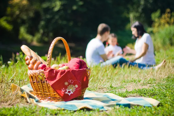 Cesto da picnic — Foto Stock