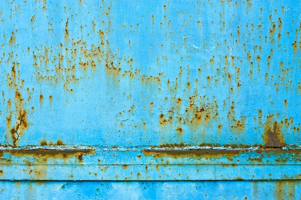 Metall blue rusty texture — Stock Photo, Image