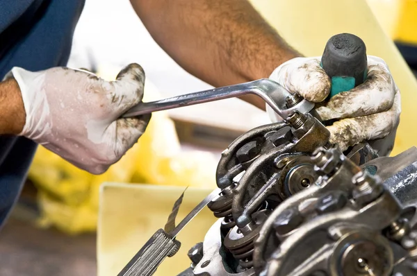 Ein Profi bei der Arbeit — Stockfoto