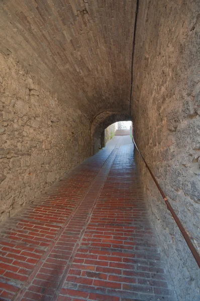 Az alagutak, san Gimignano térképén — Stock Fotó