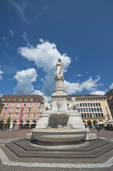 Na Praça Central de Bolzano — Fotografia de Stock