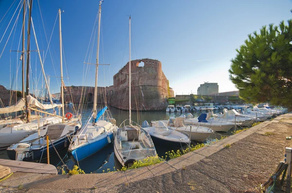 På kajen port — Stockfoto