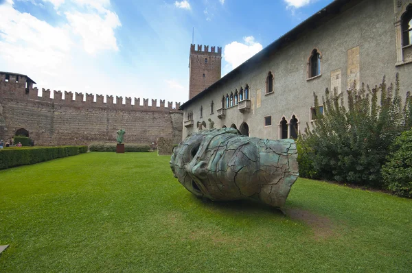 Verona kasteelpark — Stockfoto