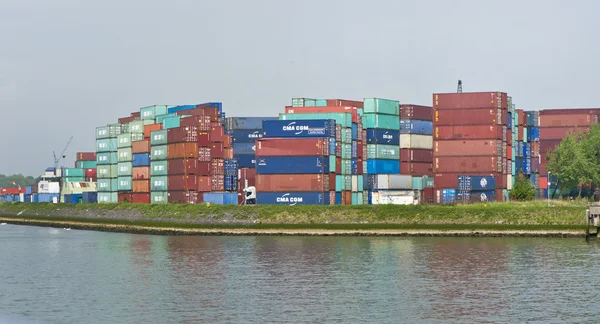 At Rotterdam Port — Stock Photo, Image