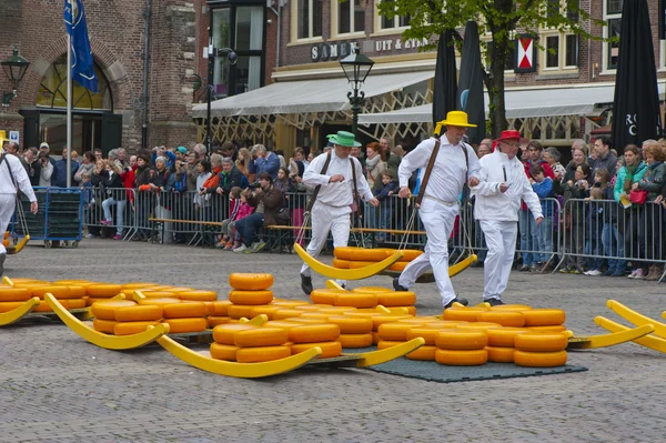 Cheese Market in Alkmaar — Stock Photo, Image