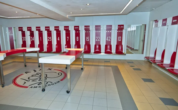 Dressing Room of FC Ajax — Stock Photo, Image