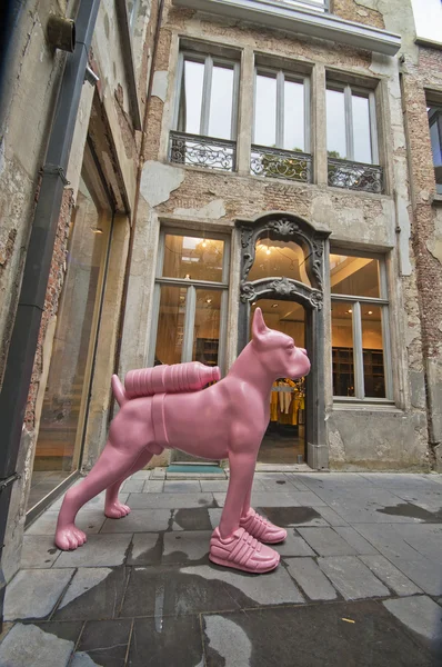 Antwerpen içinde sokak heykeller — Stok fotoğraf