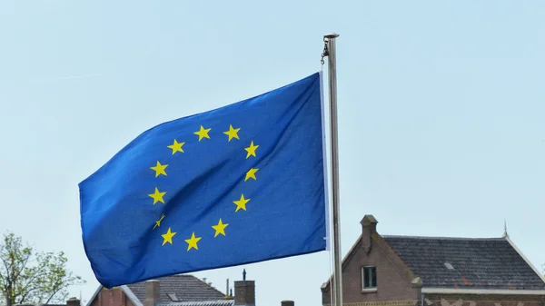 Evropské společenství vlajka — Stock fotografie