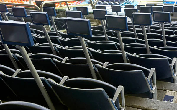 Media Tribune Parc Des Princes Arena Official Playground Psg — Stock Photo, Image