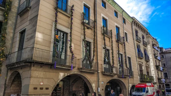 Festival Las Flores Girona Temps Flors Espaa 2021 —  Fotos de Stock