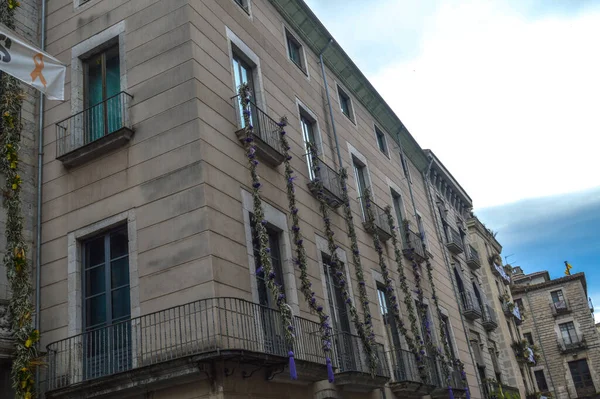 Festival Las Flores Girona Temps Flors Espaa 2021 — Foto de Stock