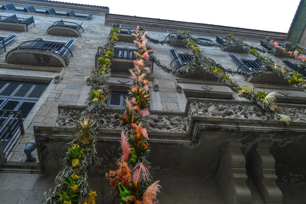 Festival Las Flores Girona Temps Flors Espaa 2021 — 스톡 사진