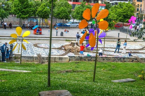 Festival Las Flores Girona Temps Flors Espaa 2021 — Stockfoto