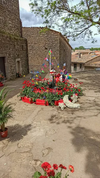 Festival Las Flores Girona Temps Flors Espaa 2021 — Foto Stock