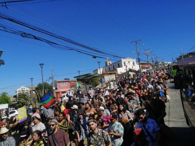 A lot of people in a carnival 