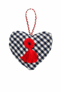 kalp-Sevgiliye izole bir arka plan üzerinde