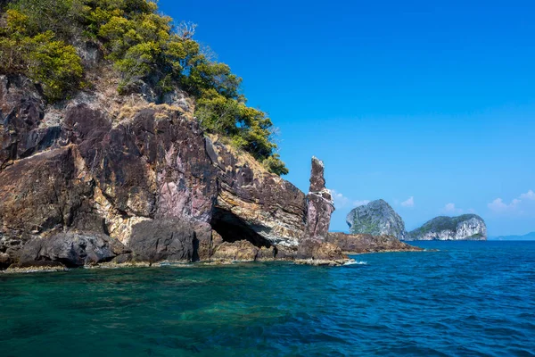 Beautiful Beaches Koh Ngai South Andaman Coast Krabi Province Thailand — Stock Photo, Image