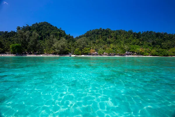 Praias Bonitas Koh Ngai Sul Costa Andaman Província Krabi Tailândia — Fotografia de Stock