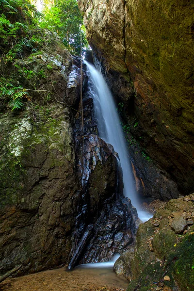 Huai Hee Luang Waterfall Mae Hong Son Провінція Таїланд Природні — стокове фото
