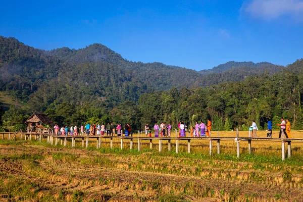 2021 Listopadu Pai Mae Hong Son Thajsko Ohromující Malebná Krajina — Stock fotografie